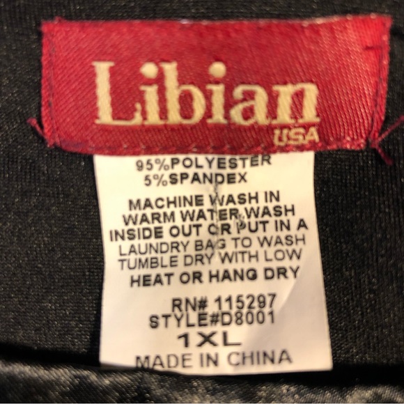 Libian Black Sequin Party Dress 1XL - Picture 11 of 11